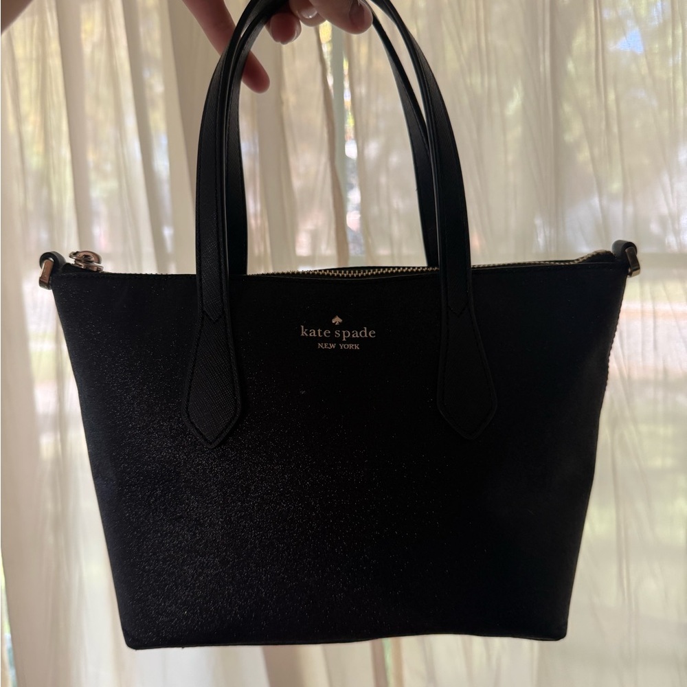 Kate Spade Black Sparkle Tote